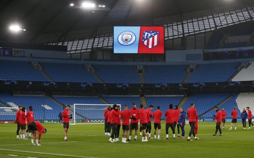 Champions League - Atletico Madrid Training