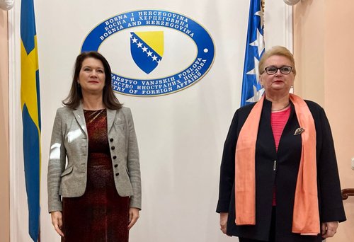 Ann Linde Bisera Turkovic