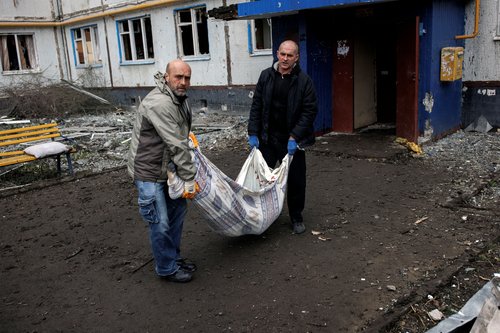 Russia's attack of Ukraine continues in Kharkiv
