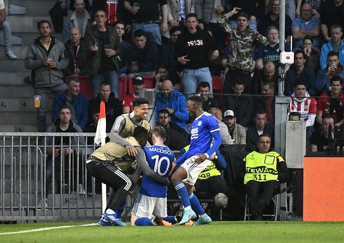Europa Conference League - Quarter Final - Second Leg - PSV Eindhoven v Leicester City