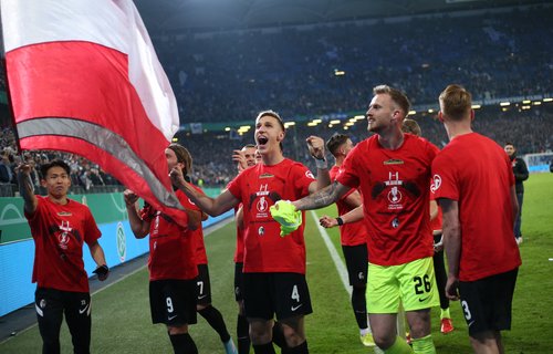 DFB Cup - Semi Final - Hamburg SV v SC Freiburg
