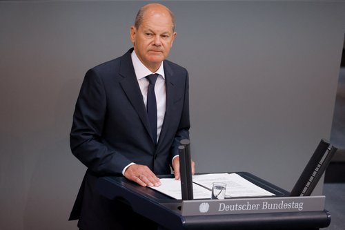 German lower house of parliament session, in Berlin