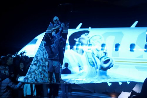 Tango-themed airplane honouring Maradona launches world tour to Qatar’s World Cup, in Buenos Aires