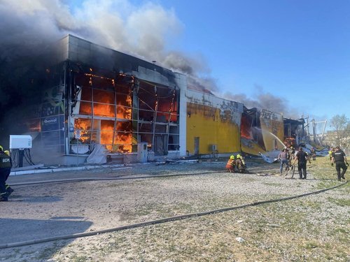 Russia's attack on Ukraine continues, in Kremenchuk