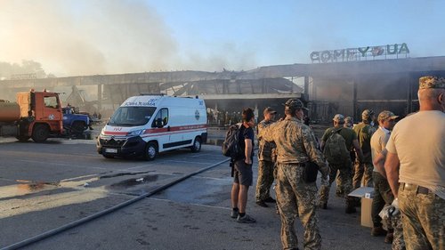 Russia's attack on Ukraine continues, in Kremenchuk