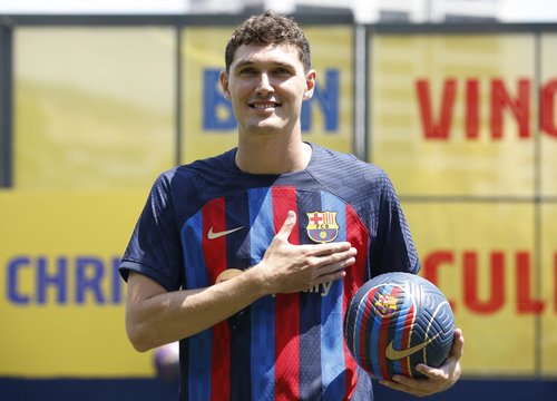 LaLiga - FC Barcelona unveil Andreas Christensen