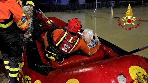 Floods hit Ancona province in central Italy