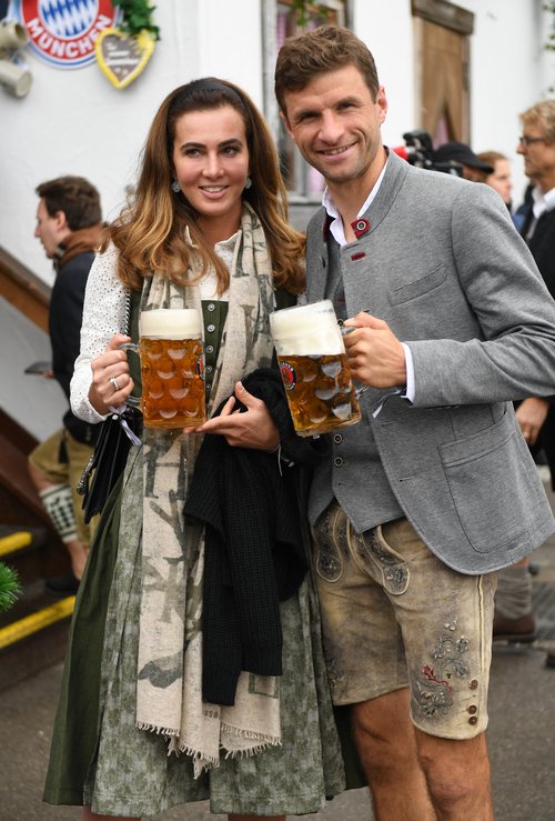 Bayern Munich players attend Oktoberfest