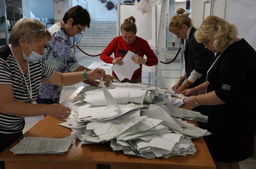Referendum on joining of Russian-controlled regions of Ukraine to Russia, in Sevastopol