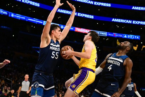 NBA: Preseason-Minnesota Timberwolves at Los Angeles Lakers