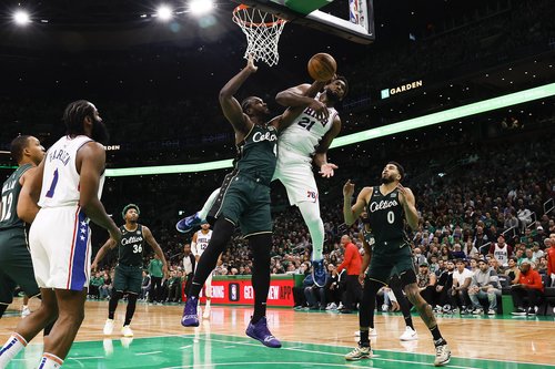 NBA: Philadelphia 76ers at Boston Celtics