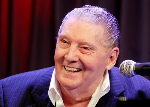 FILE PHOTO: Jerry Lee Lewis takes part in interviews before his appearance at An Evening with Jerry Lee Lewis in Los Angeles
