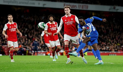Carabao Cup Third Round - Arsenal v Brighton & Hove Albion