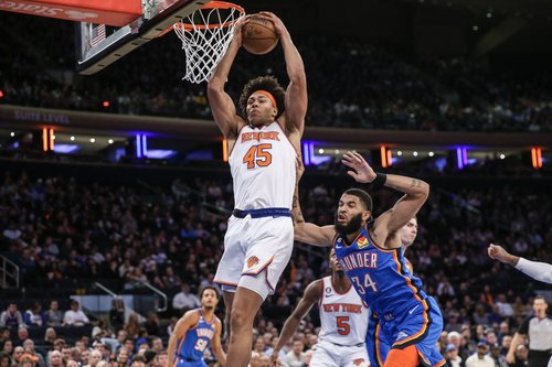 NBA: Oklahoma City Thunder at New York Knicks