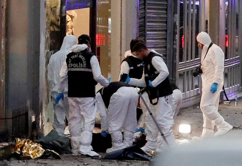 Explosion in central Istanbul's Taksim area