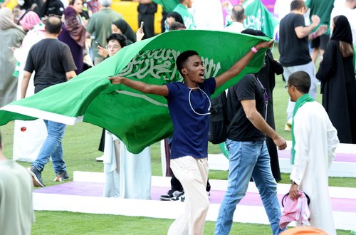 FIFA World Cup Qatar 2022 - Fans in Riyadh watch Argentina v Saudi Arabia