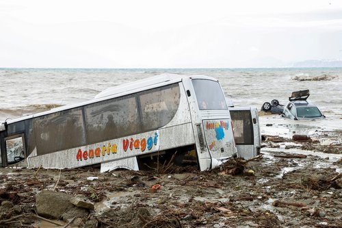 Landslide on the Italian holiday island of Ischia