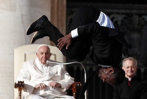 Pope Francis holds the weekly general audience at the Vatican