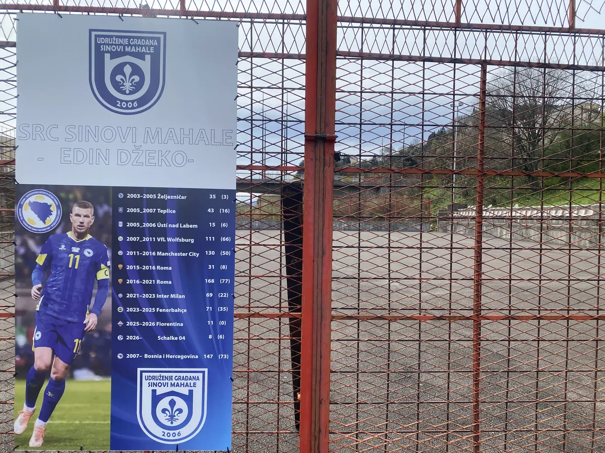 UG 'Sinovi Mahale' stadion nazvali po Edinu Džeki u znak zahvalnosti