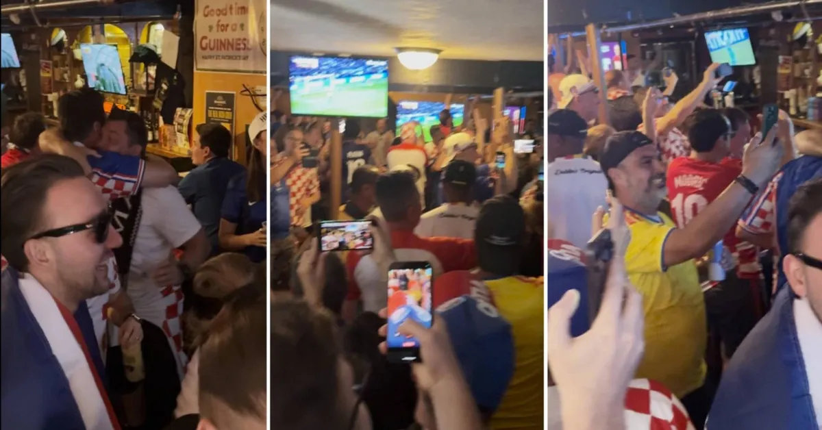 Pogledajte kako Hrvati u Orlandu slave čudesni plasman Džeke i društva na SP: 'Ajmoooo Bosno!'