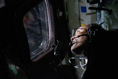 NASA astronaut and Artemis II Pilot Victor Glover is pictured here in the Orion spacecraft during the Artemis II lunar flyby April 6, 2026. NASA/Handout via REUTERS THIS IMAGE HAS BEEN SUPPLIED BY A THIRD PARTY.