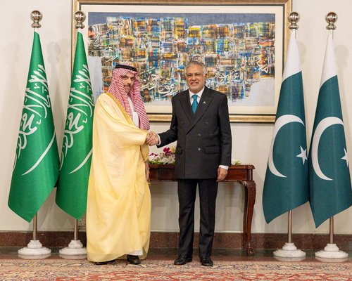 Saudi Foreign Minister Faisal bin Farhan al Saud meets