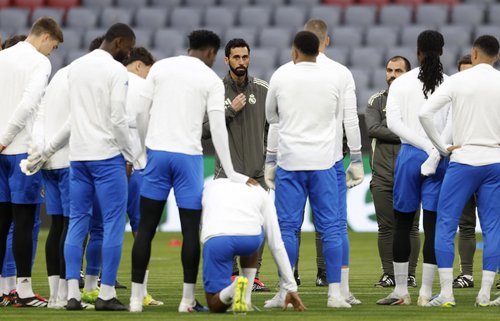 Soccer Football - UEFA Champions League - Real Madrid Training - Allianz Arena