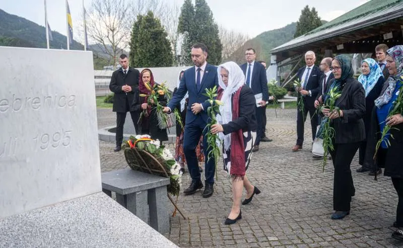 MVP Belgije posjetio Memorijalni centar Srebrenica, odao počast žrtvama genocida