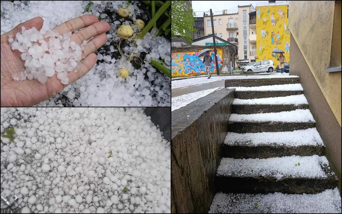 Snažno nevrijeme iz Krajine se širi prema centralnoj Bosni: Najavljeni pljuskovi s ledom i grmljavinom