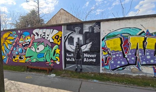 jasmin musanovic mural mostar