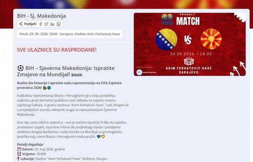 bih makedonija kosevo