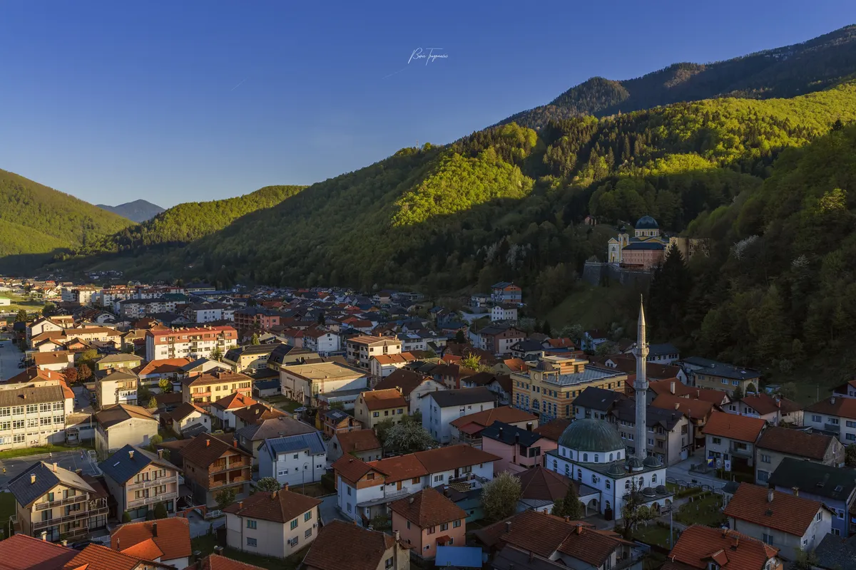 Fojnica: Posljednji zraci sunca nad horizontom Vranice