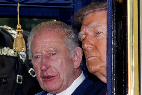 Britain's King Charles and U.S. President Donald Trump REUTERS/Toby Melville/Pool/File Photo