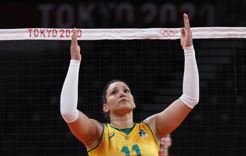 Volleyball - Women's Quarterfinal - Brazil v The Russian Olympic Committee