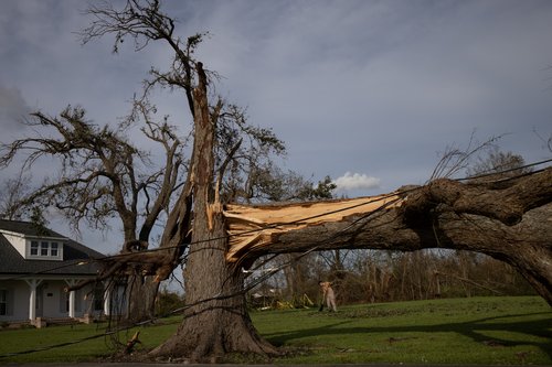 Aftermath of Hurricane Ida in Louisiana