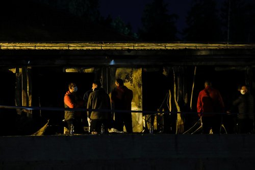 Fire at a hospital for COVID-19 patients, in Tetovo