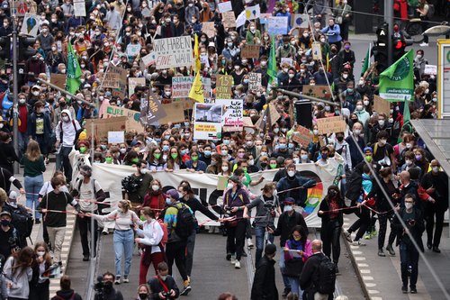 Global Climate Strike of the movement Fridays for Future, in Berlin