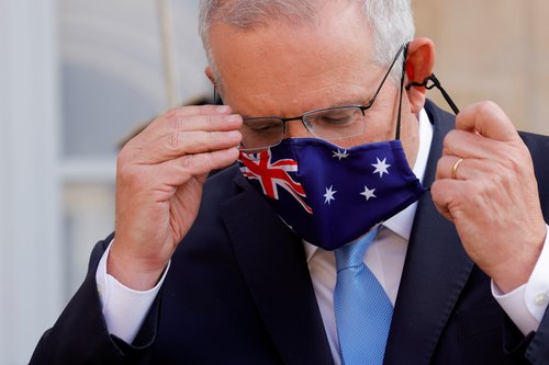 FILE PHOTO: Australian PM Morrison in Paris