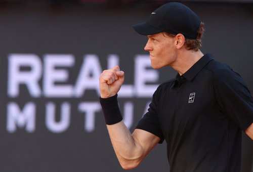 Tennis - Italian Open - Foro Italico, Rome, Italy - May 17, 2026 Italy's Jannik Sinner