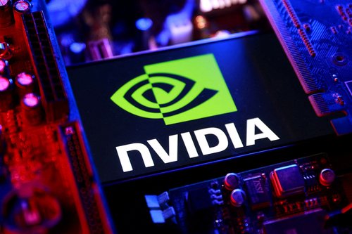An NVIDIA logo and a computer motherboard appear in this illustration