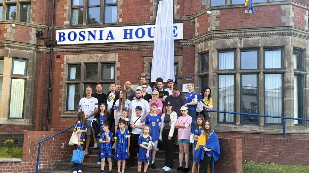 White flag raised in Birmingham as Bosnian diaspora honors Prijedor White Ribbon Day