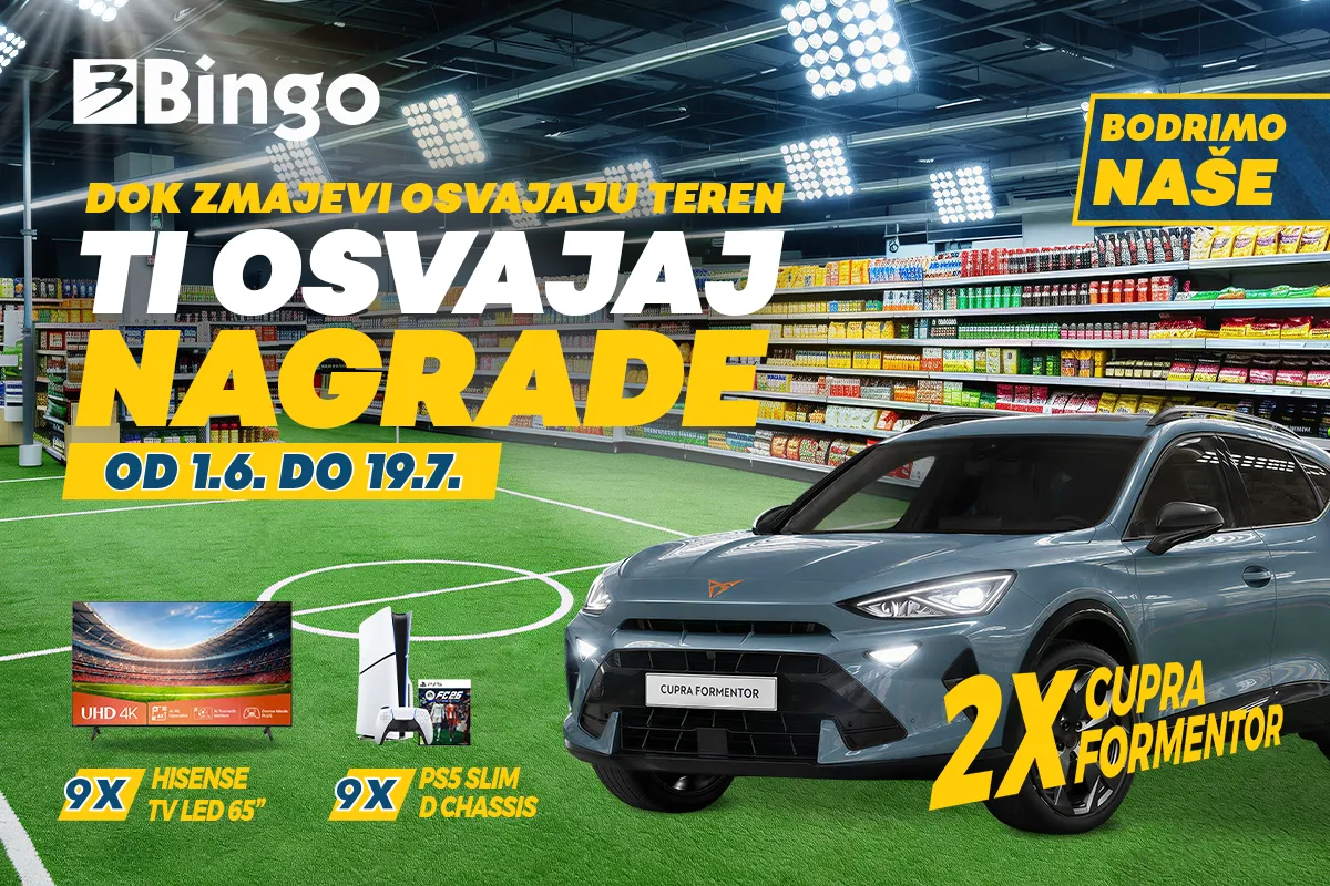 Objavljeni prvi dobitnici velike nagradne igre “Bodrimo naše