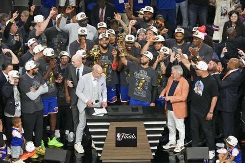 Jun 13, 2026; San Antonio, Texas, USA; New York Knicks guard