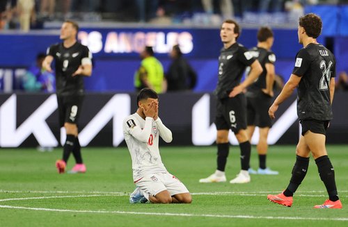 Soccer Football - FIFA World Cup 2026 - Group G - Iran v New Zealand - Los Angeles Stadium, Inglewood, California, U.S. - June 15, 2026 Iran's Mehdi Ghayedi reacts after the match REUTERS/Daniel Cole