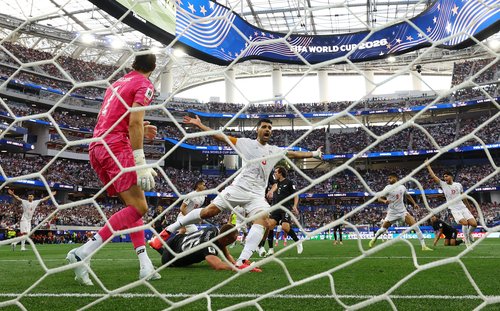 Soccer Football - FIFA World Cup 2026 - Group G - Iran v New Zealand - Los Angeles Stadium, Inglewood, California, U.S. - June 15, 2026 Iran's Mehdi Taremi reacts after New Zealand's Elijah Just scores their second goal REUTERS/Matthew Childs