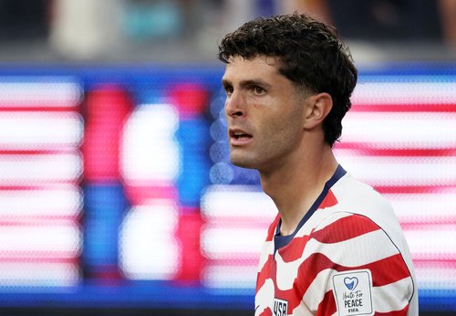 Soccer Football - FIFA World Cup 2026 - Group D - United States v Paraguay - Los Angeles Stadium, Inglewood, California, U.S. - June 12, 2026 Christian Pulisic of the U.S. IMAGN IMAGES via Reuters/Kiyoshi Mio