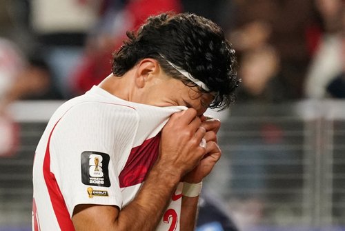 Soccer Football - FIFA World Cup 2026 - Group D - Turkey v Paraguay - San Francisco Bay Area Stadium, Santa Clara, California, U.S. - June 19, 2026 Turkey's Can Uzun reacts IMAGN IMAGES via Reuters/David Gonzales TPX IMAGES OF THE DAY