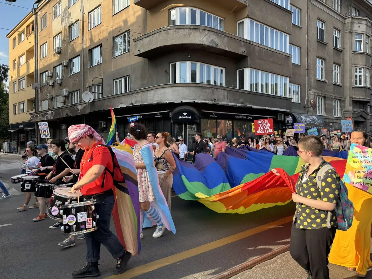 Sarajevo Pride March activists demand legislative reform and enhanced security