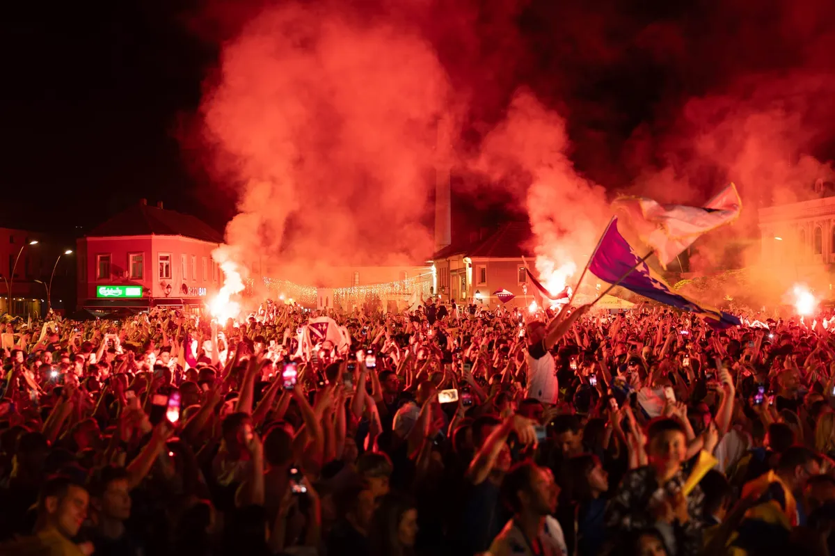Joy spills onto Bosnia's streets after World Cup victory keeps knockout dream alive