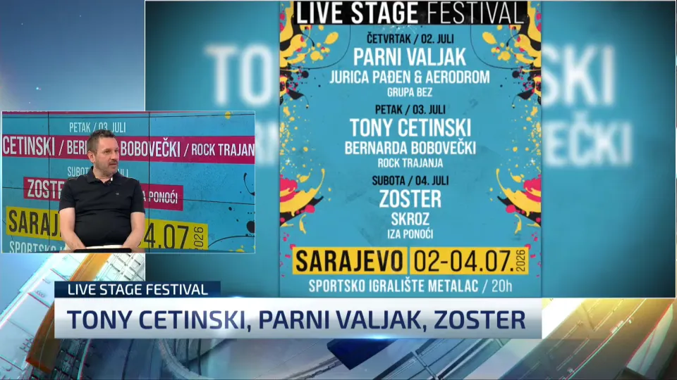 Sarajevo od 2. do 4. jula domaćin sedmog izdanja Live Stage Festivala